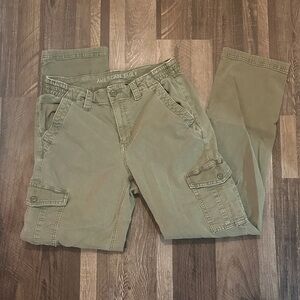 American Eagle Outfitters Olive Straight Leg Pants